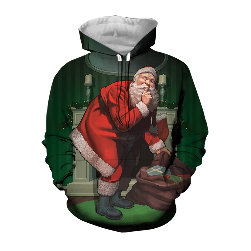 

Jumeast 3d Christmas Saint Nicholas Y2k Hoodies Sinterklaas Santa Overfit Hooded Sweatshirt Flipper Zero Hacker Drip Men Clothes