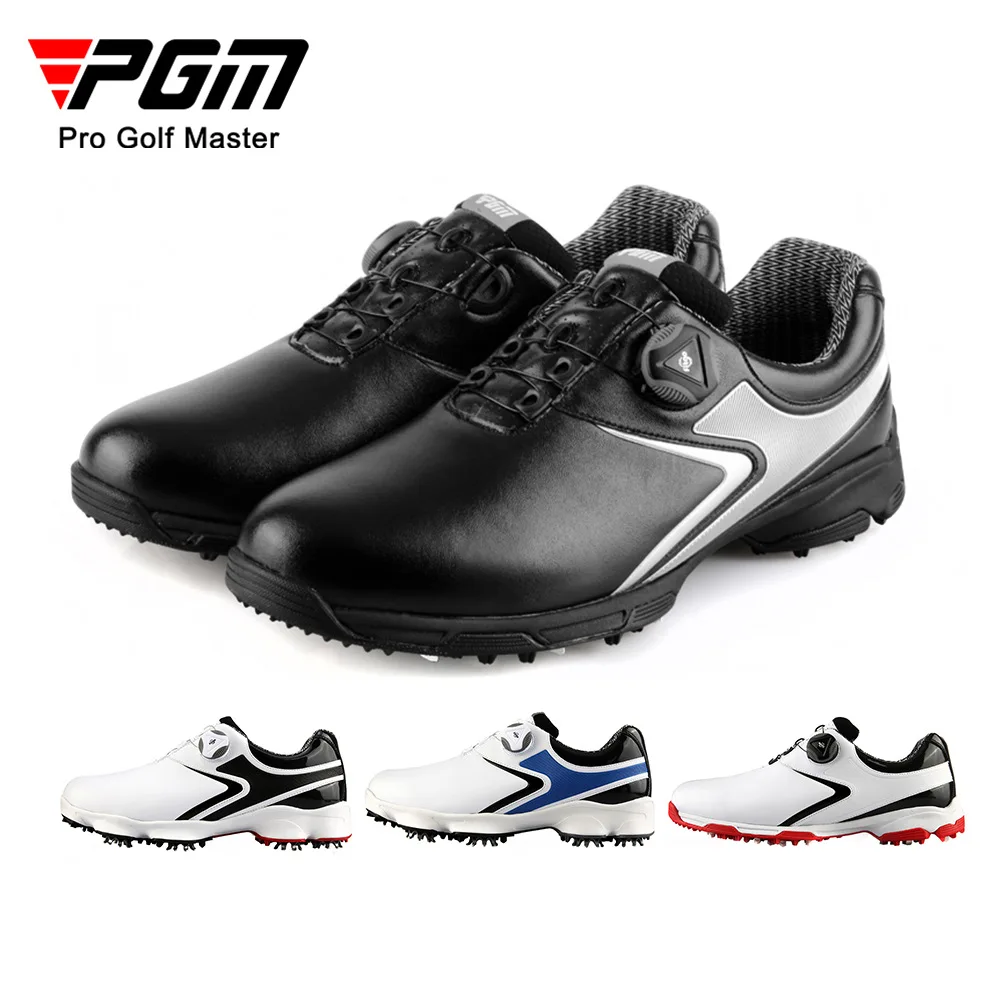 

Мужские Нескользящие кроссовки для гольфа PGM, вращающиеся, водонепроницаемые и дышащие, новинка
