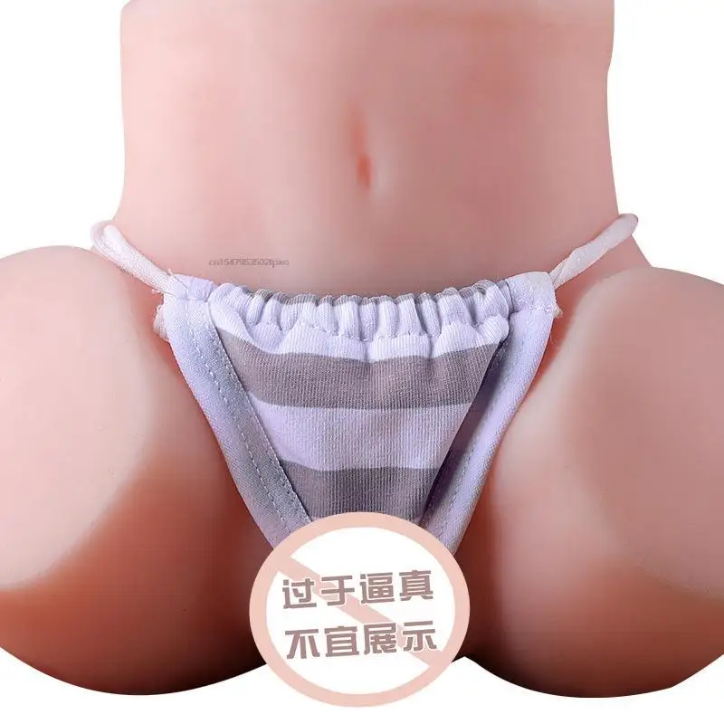 

18+3D Big Ass Sex Toy For Man TPE Realistic Pussy Doll Butt Vagina Anus Dual Channel Male Masturbators Adult Half Body Love