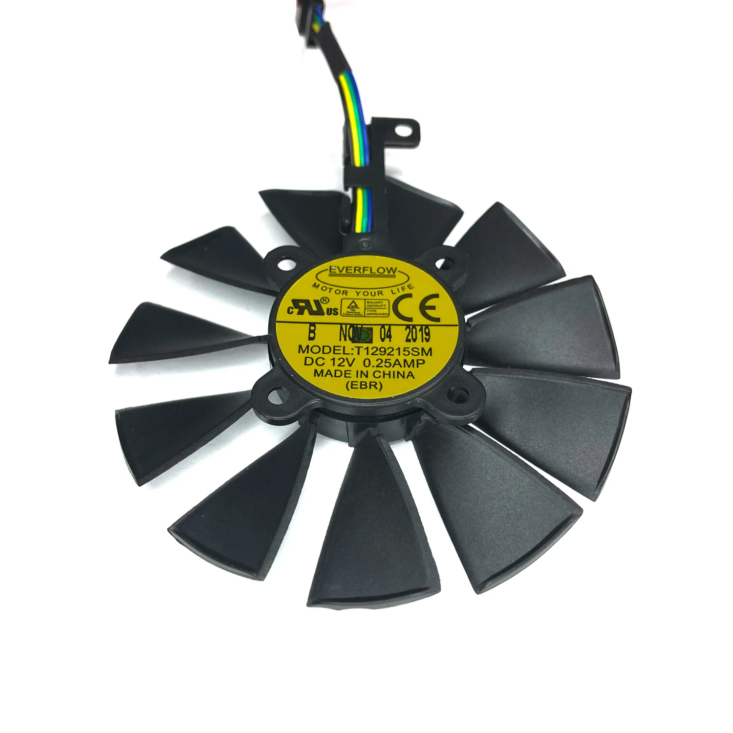 Новинка T129215SU T129215SM 87 мм 6PIN DC 12 В для ASUS GTX980Ti R9 390X 390 GTX1070GraphicsCardFans с функцией