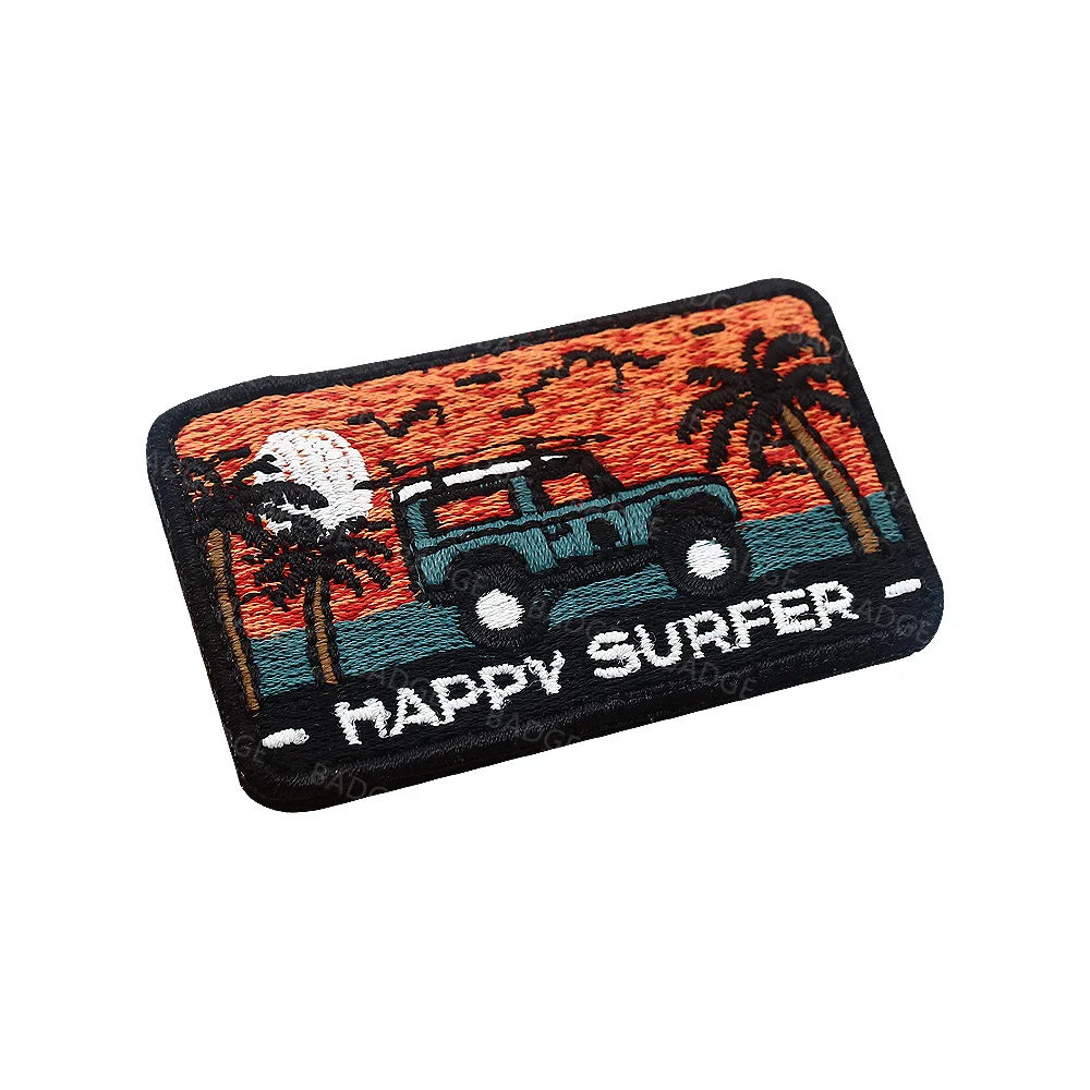 Нашивка с вышивкой нашивка изображением национального парка природы кемпинга