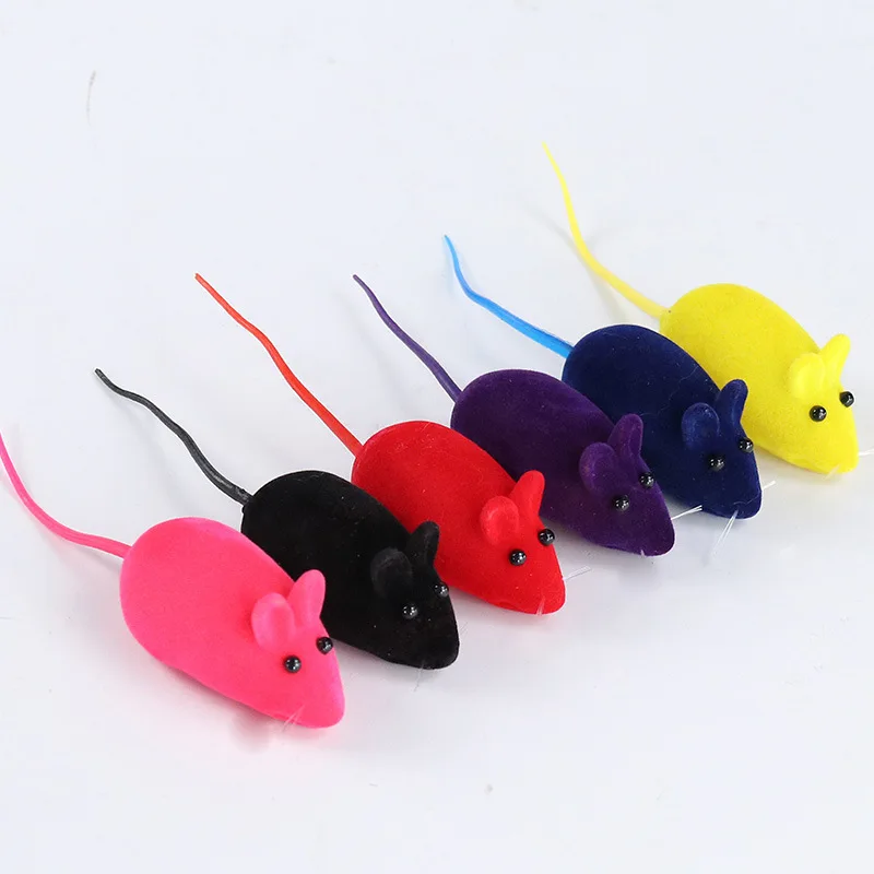 Игрушка-симулятор кошачьей цветной мыши делает шум удовольствие чтобы играть