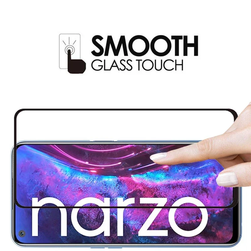 Чехол из закаленного стекла для Realme Narzo 30 чехол на Realmi Narzo30 4 г 5 6 телефона реме relme