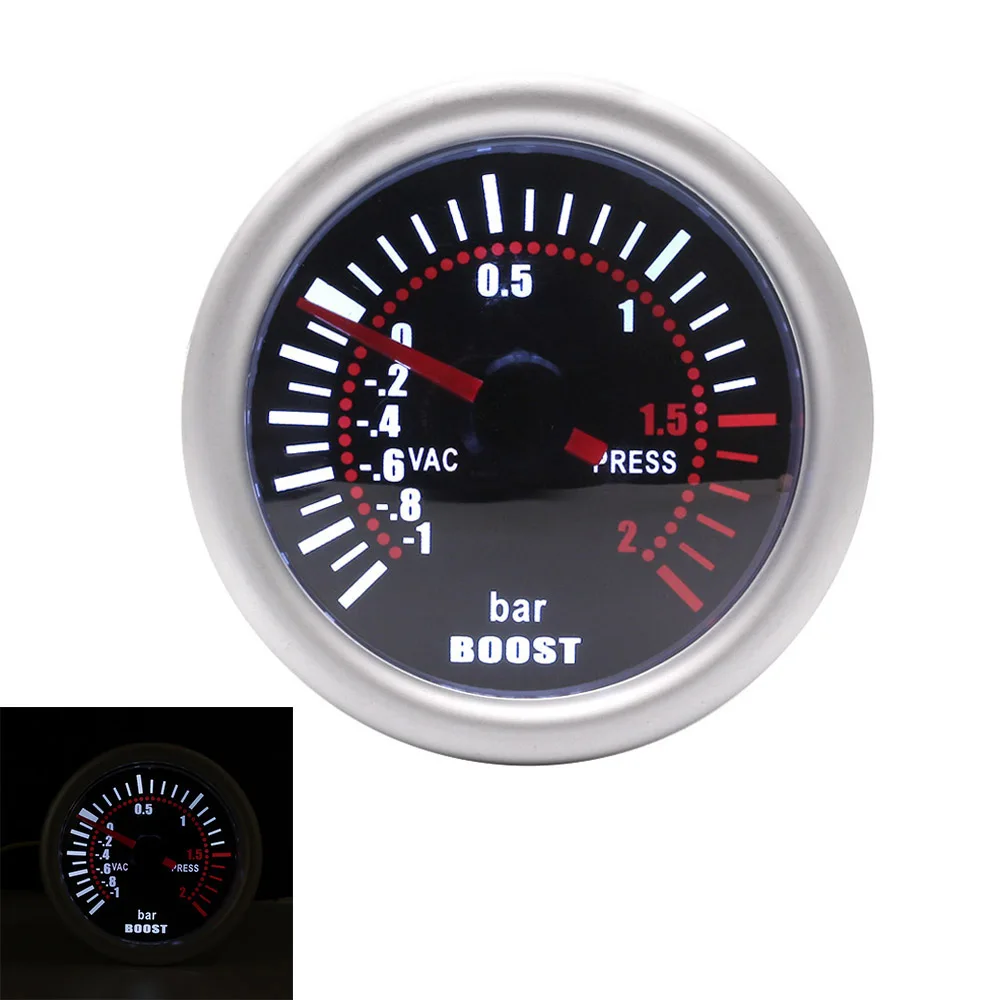 Цифровой универсальный автомобильный турбо-усилитель 52 мм-1 ~ 2 бар измеритель