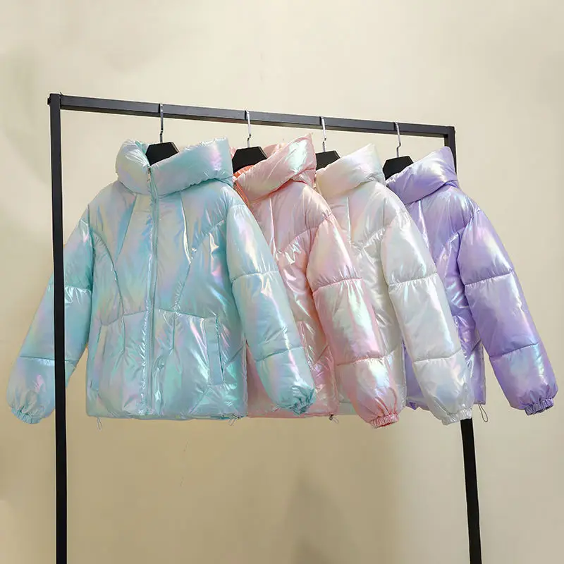 

Women's Cotton Padded Autumn Quilted Coat Parkas Female Jacket Long Thick Warm Coats Puffer Outerwear Ladies Jackets Hood G87
