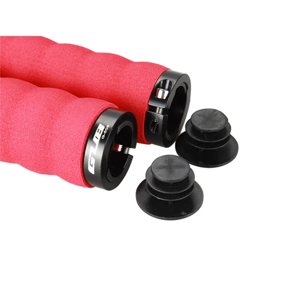 Сверхлегкие велосипедные ручки 105 г черные резиновые для велосипеда концевая