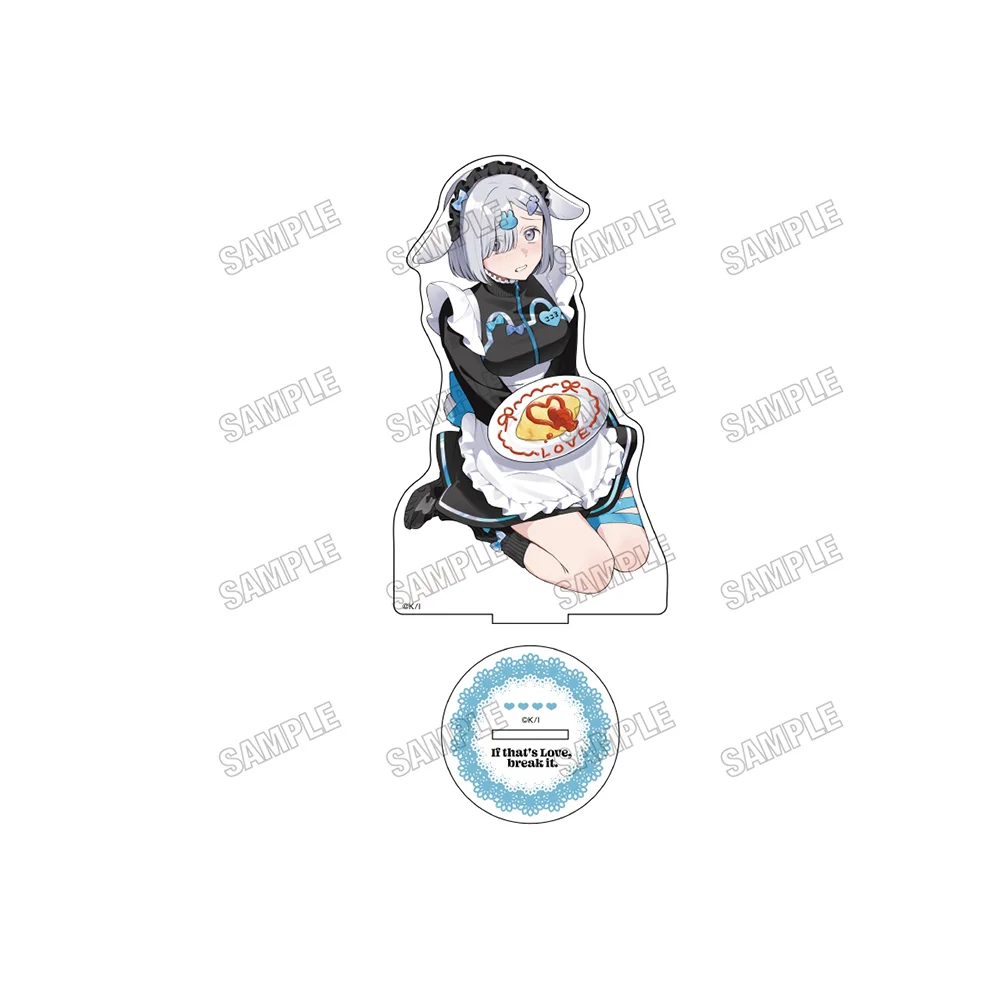 Фото Акриловая подставка-брелок 2026 New Anime Stand Kurami Desk Decor: Destroy Everything Love in Hell Sitting Pose VER 15CM, двусторонняя, 20 см №5