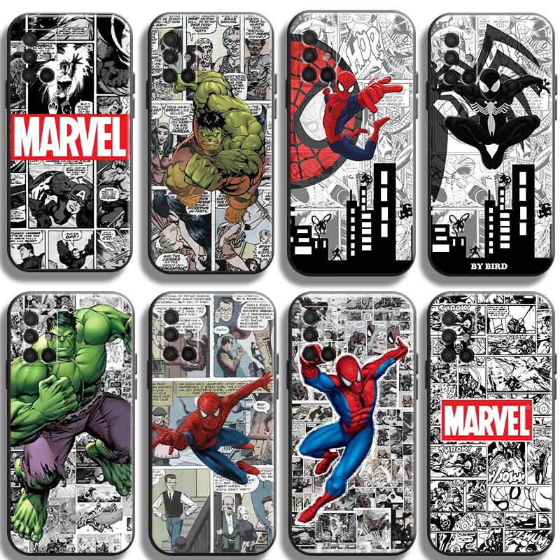 

Marvel Comics Phone Cases For Samsung S20 FE S20 S8 Plus S9 Plus S10 S10E S10 Lite S21 Ultra Carcasa Luxury Ultra Funda