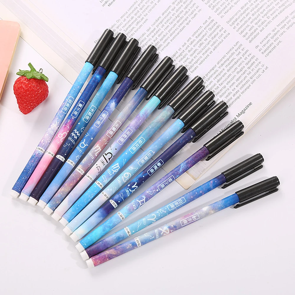 

100 Pieces Creative Cute Constellation Starry Signature Gel Pens For Teachers Students Learning Office School Home Stationery