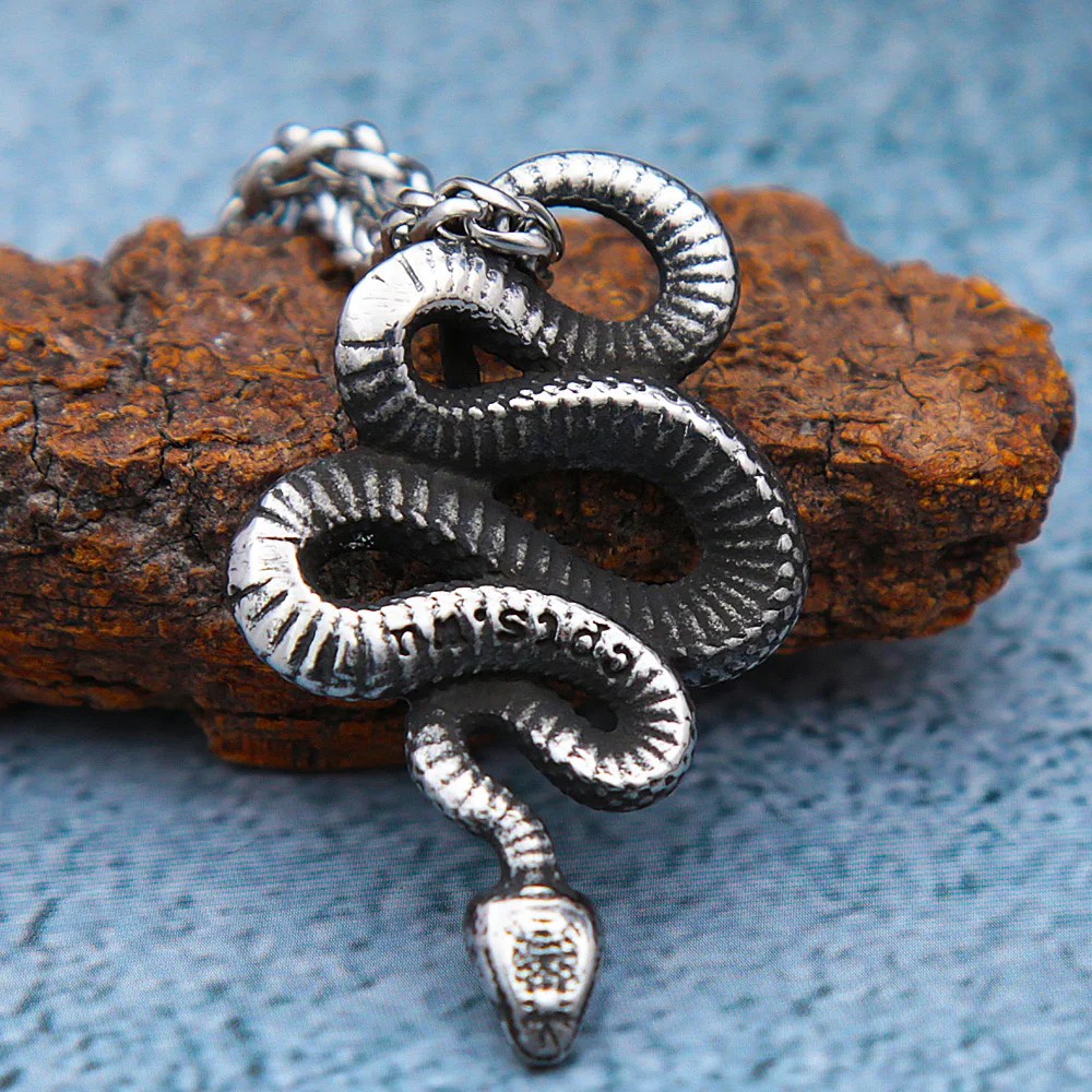 Мужское колье из нержавеющей стали в стиле панк/хип-хоп | Украшения и аксессуары