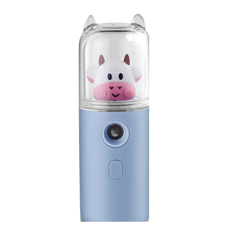 

Cow Humidifier Female Makeup Water Replenishment Instrument Handheld USB Women Perfume Alcohol Nano Sprayer