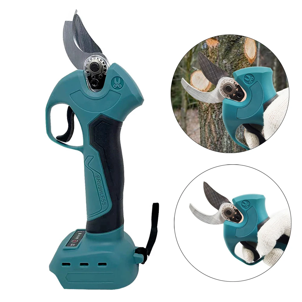 New Electric Scissors Cordless Pruning Shears Brushless Garden Pruner Electric Cutter Garden Tools Home Accessories (No Battery)