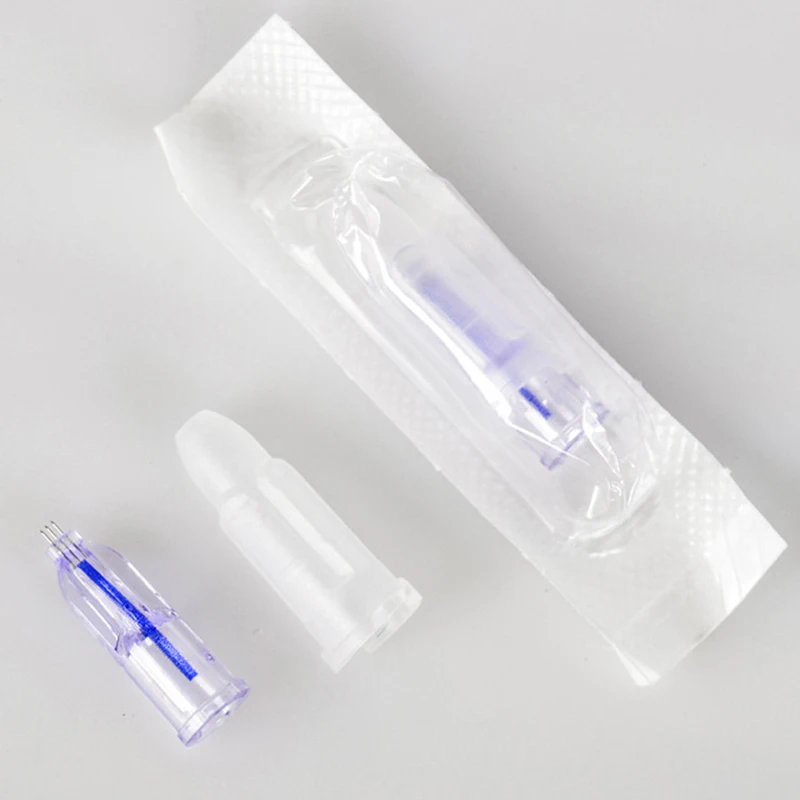 

Nanosoft Microneedles 34G 1.2mm 1.5mm Fillmed Hand Three Needles for Anti Aging Around Eyes and Neck Lines Skin Care Tool