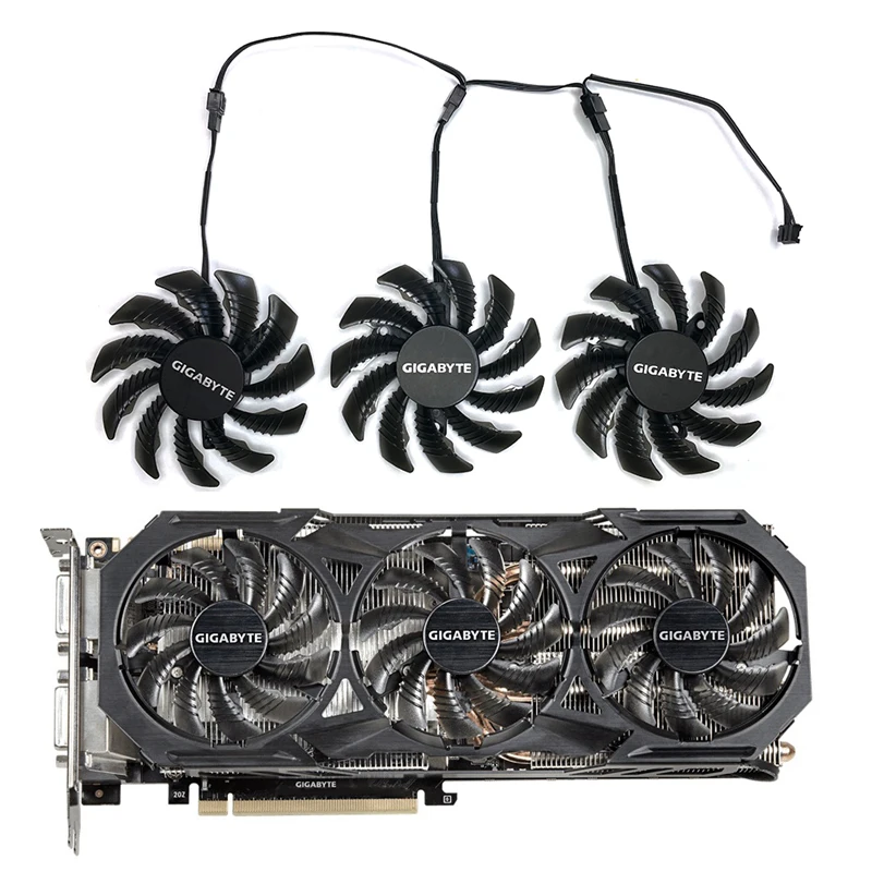 

78MM 4PIN T128010SU PLD08010S12HH GV-N98TWF3OC-6GD GTX GPU Fan For Gigabyte GV-N98TWF3OC-6GDGTX 1060 1070 1080 G1 GTX 1070Ti