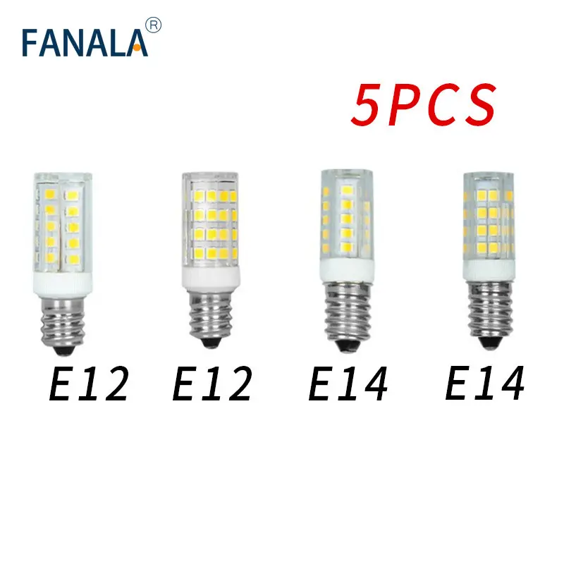 E12 E14 Corn Light LED Bulb 7W Candelabra Corns Led Lamp 360 Beam Angle 50W Equivalent Base Cold 5000K/2700K Warm White 1100LM