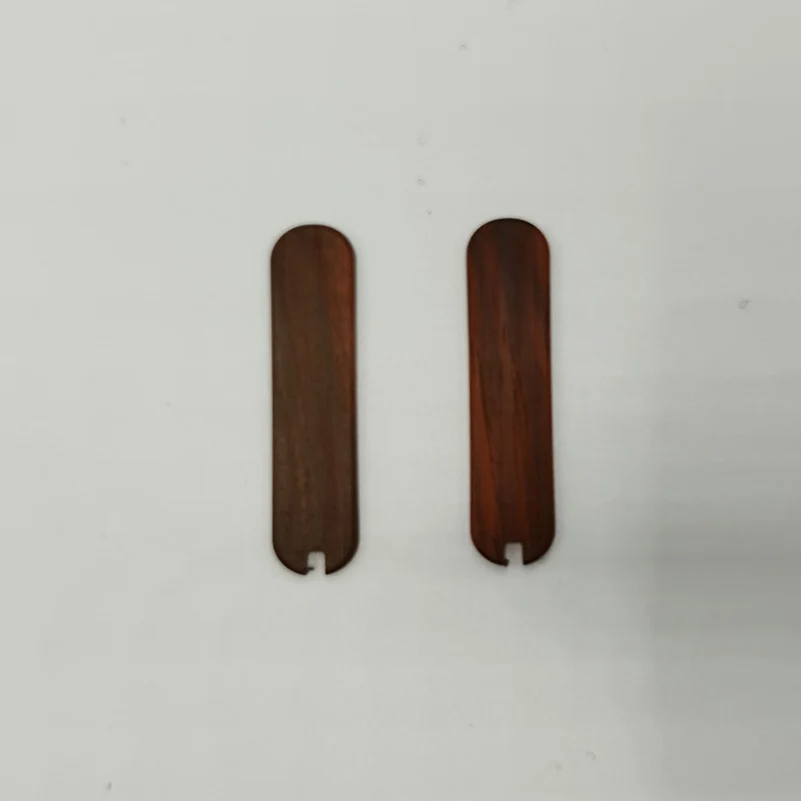 Натуральный материал черного дерева с ЧПУ ручка ножа нашивки весы для 58 мм Victorinox