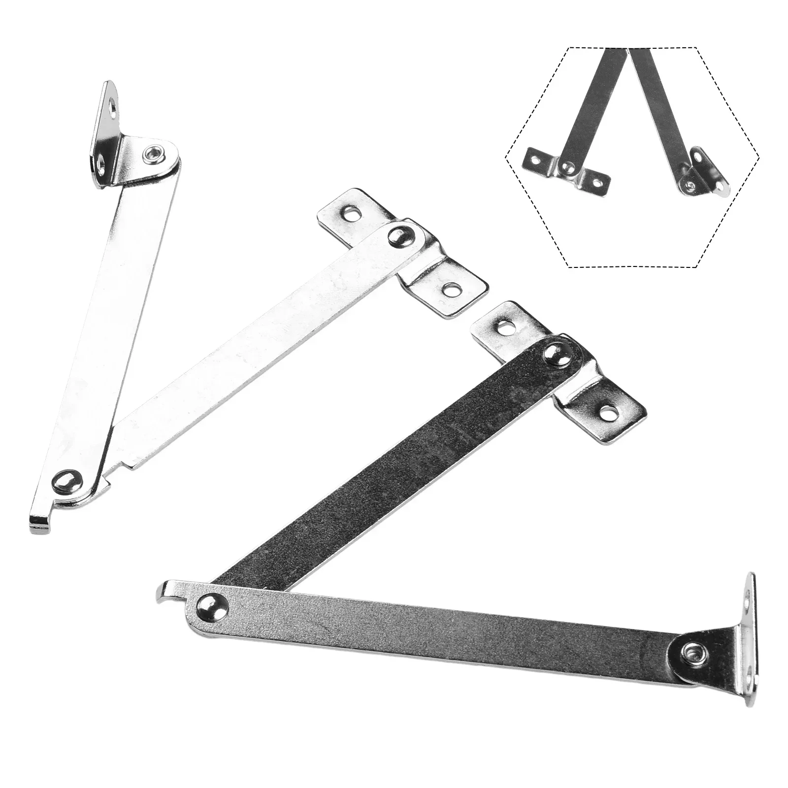 2 szt. Zawiasy podtrzymujące pokrywę Remain antyczne brąz żelazne dekoracje zawias Box okucia meblowe drzwi do szafki sprzęt meblowy kuchenne