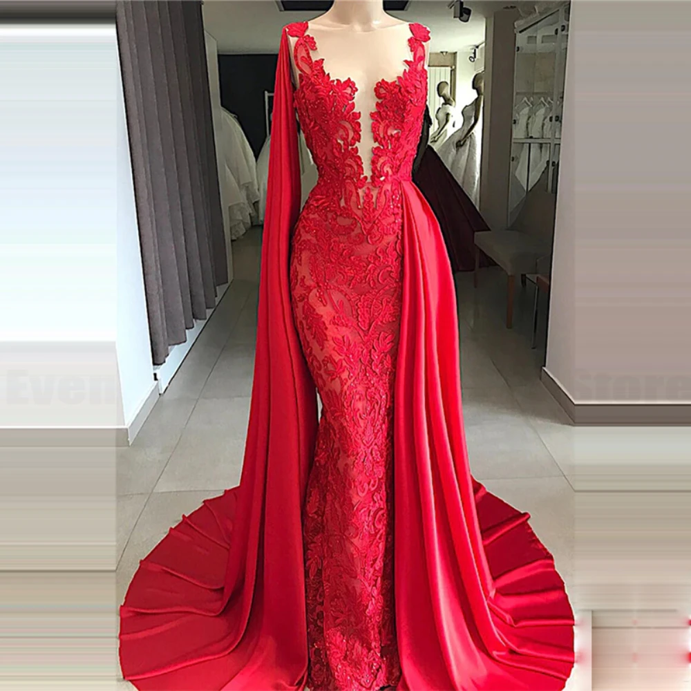

Сексуальные кружевные вечерние платья с V-образным вырезом, красные женские платья для выпускного вечера, прозрачный вырез, официальное свадебное модное платье знаменитости, модель 2024 года