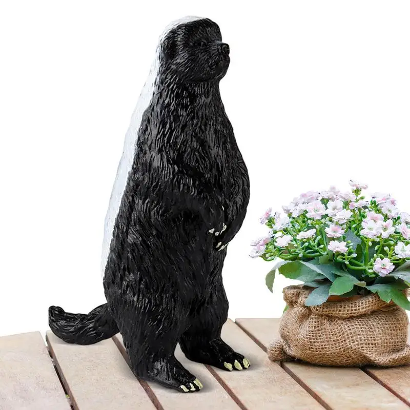 

Imaginative Play Toys Toys Realistic Mini Jungle Animal Figurines Badger Toys For Kids Cake Toppers Party Favors