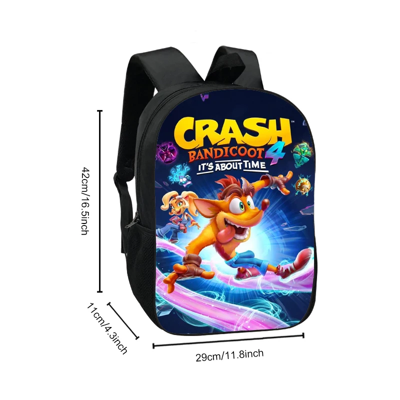 Рюкзак с принтом Game Crash Bandicoot для подростков детские школьные сумки рюкзак