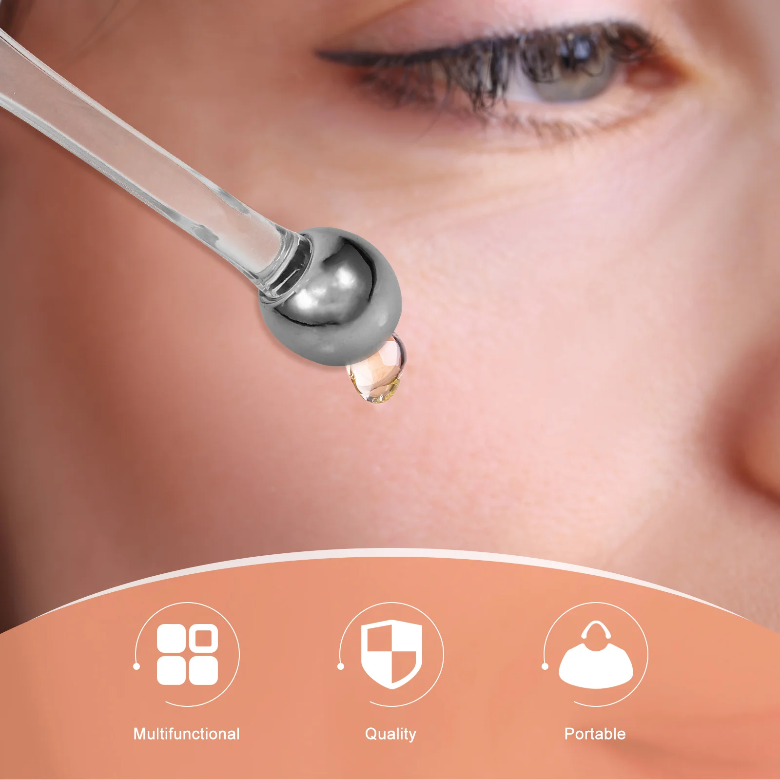 Массажная палочка для лица крем глаз введение ложка раздачи макияжа шпатель под