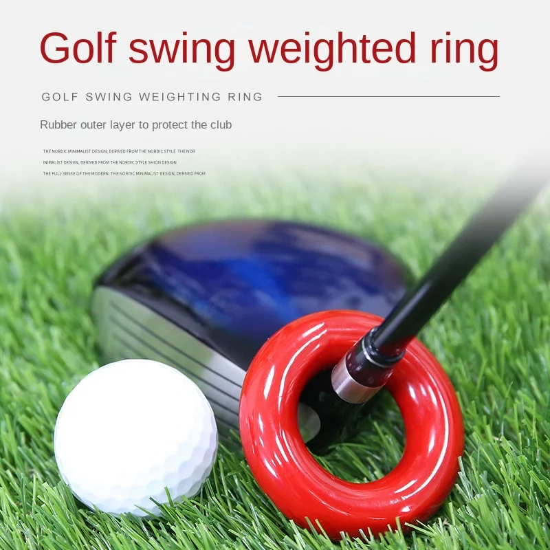 

2Pcs Golf Weighting Ring Rod Head Weighting Device Club Practice Weighting Ring Swing Practice Accessories Golf Accessories