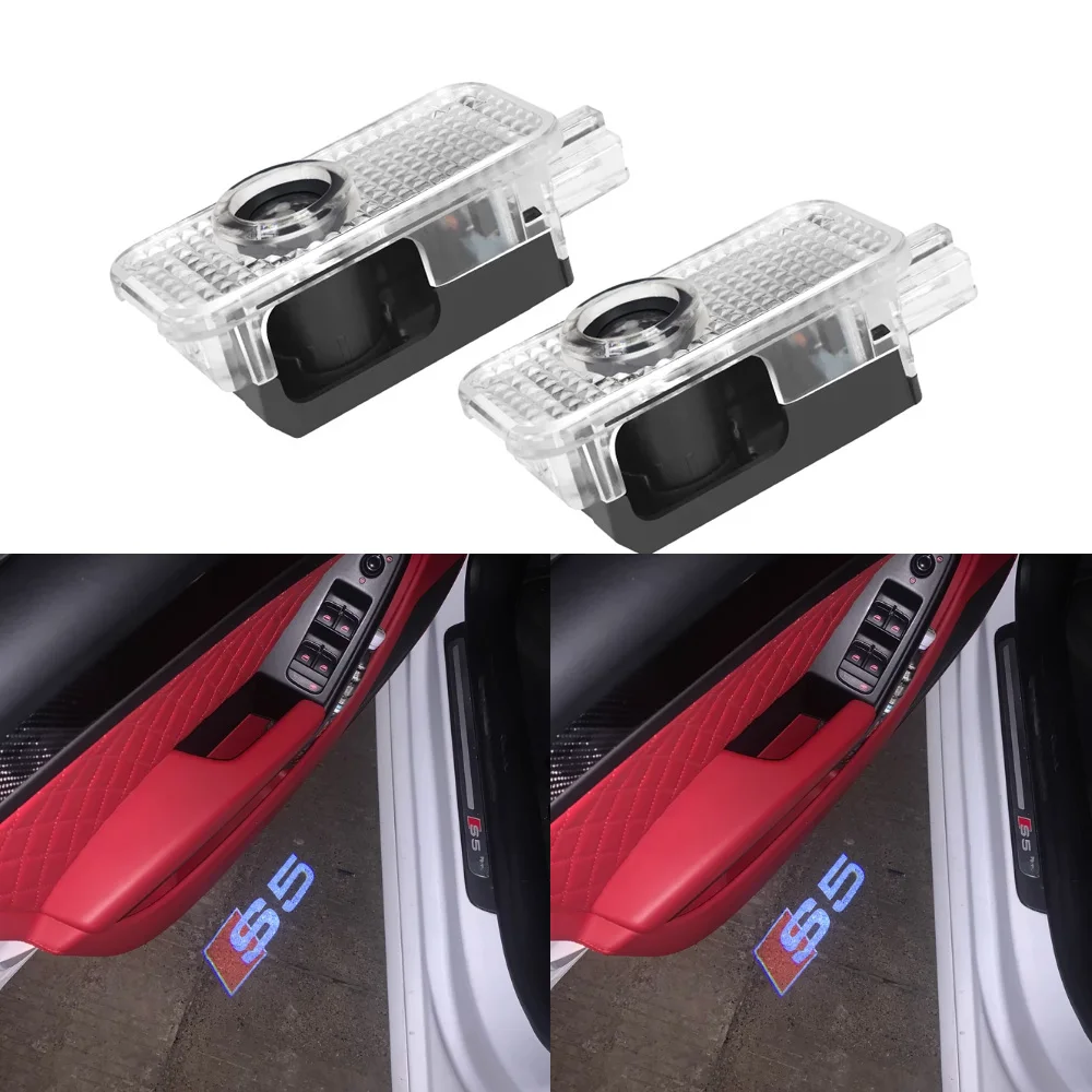 

Подсветка Дверей Audi S5, 2 Шт., Случайный Проектор RS5 A3 A4 A5 A6 A7 Q5 Q7 B5 B6 B8 RS Shadow Ghost LED Для Автомобилей Audi