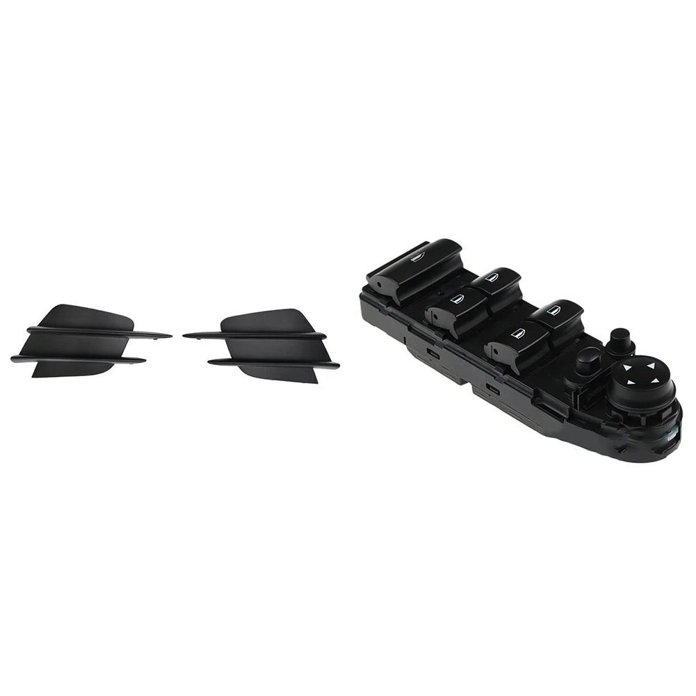 

1 Pcs Car Front Bumper Fog Light Cover Grilles & 1 Pcs Car Window Lifter Switch Power Window Switch