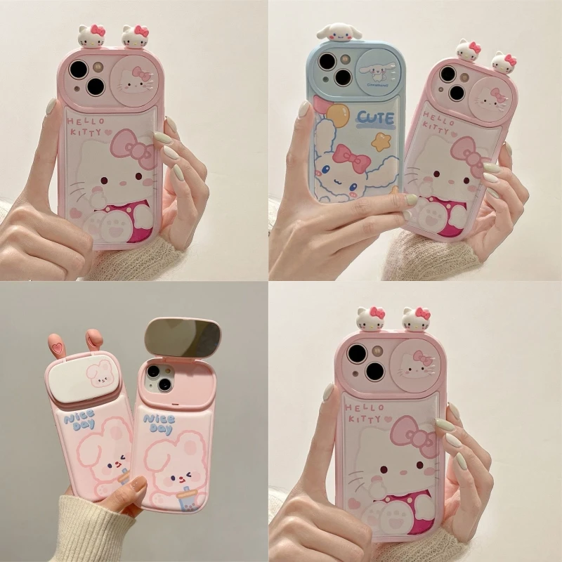 

Sanrio Cinnamoroll Apple Phone Case for IPhone14ProMax Cartoon Kt Cat 13Pro/14 Soft Shell 11 All Inclusive 12Pro Kawaii Girl