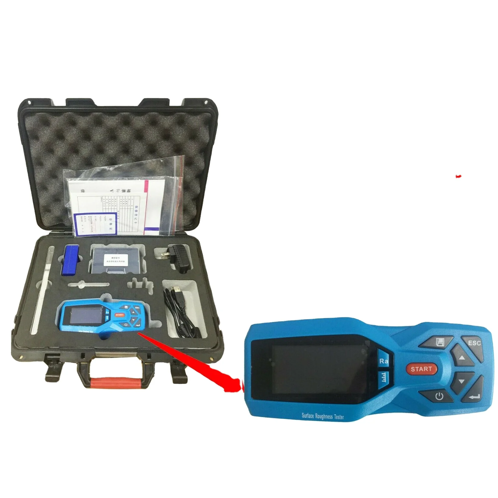 

Surface Roughness Tester Monitor with Electromechanical Integration Design Small Volume Light Weight