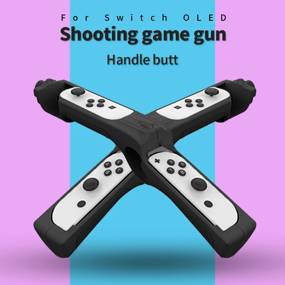 Игровой контроллер в форме пистолета флэш-держатель подходит для Nintendo Switch / OLED