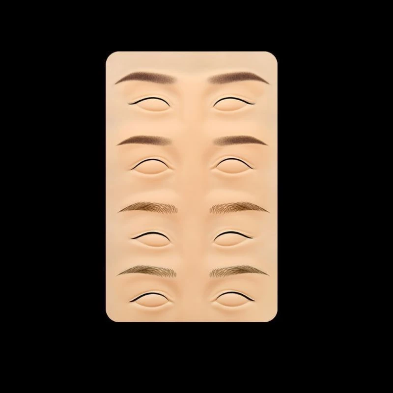 

Silicone Training Skin Permanent Makeup Fake Eyebrow Skin Tattoo Practice Skin for Eye Makeup Tattoo Supplies