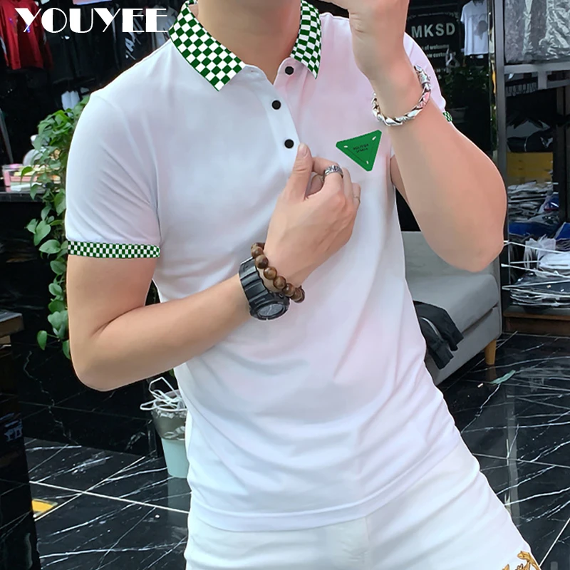 Рубашка-поло мужская с коротким рукавом повседневная Универсальная футболка