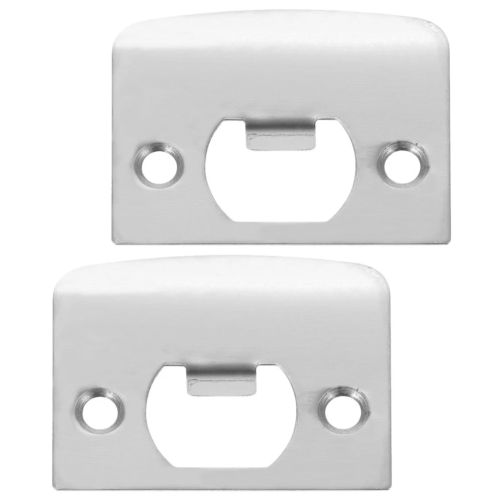 

2 Pcs Door Kick Plate Door Handle Fixing Filler Front Door Reinforcement Door Plates Door Strike Plate