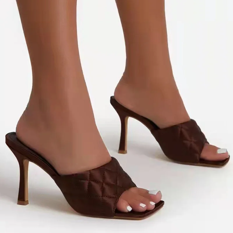 

Новинка 2022, женские сандалии, женская обувь с открытым носком, женские уличные сандалии для прогулок, элегантные женские сандалии на высоко...