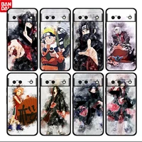 hot anime naruto shockproof cover for google pixel 7 6 pro 6a 5 5a 4 4a xl 5g tpu black phone case shell soft fundas coque capa