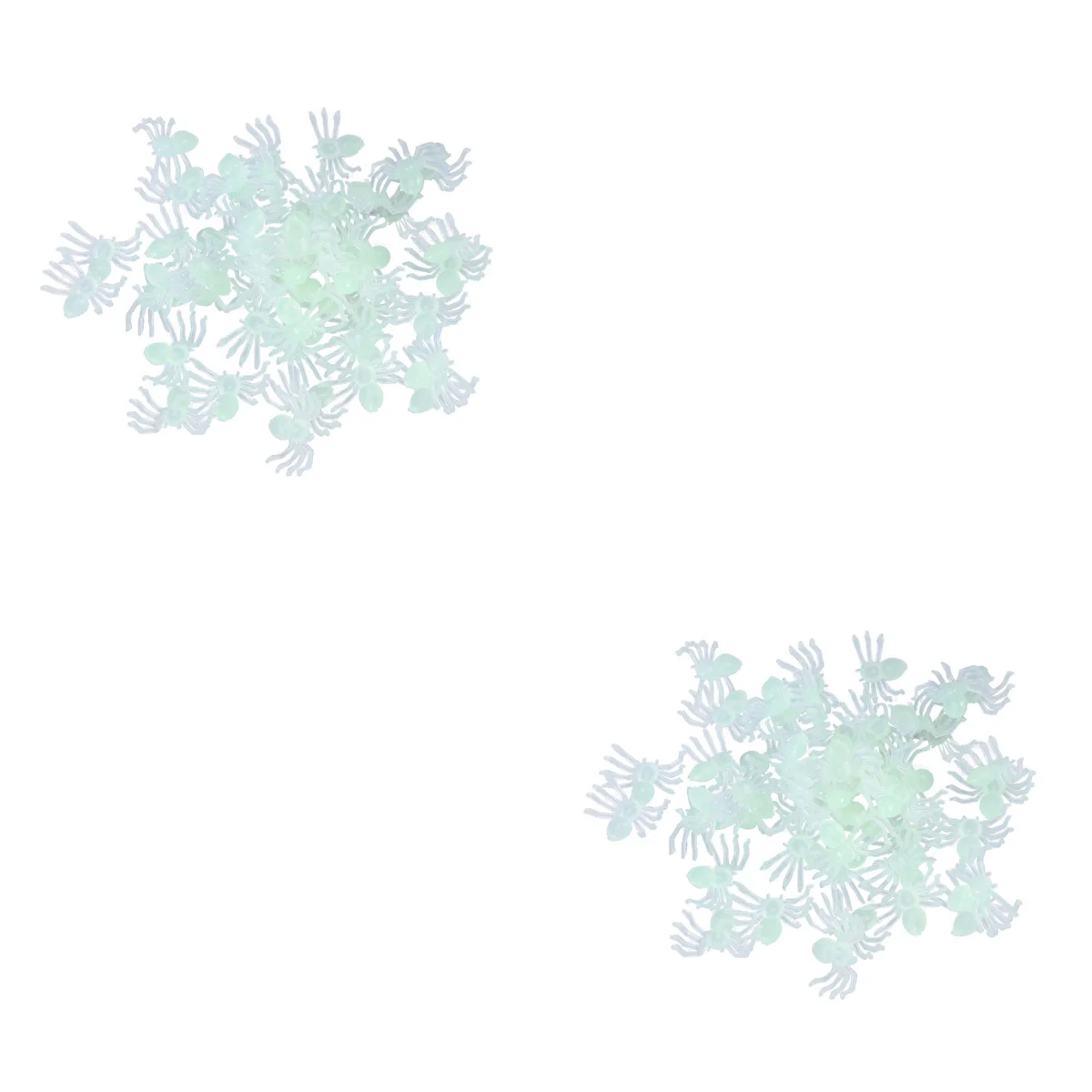 

200 шт. пауки шутка Розыгрыш Смешные гаджеты Ужасный Декор для Хэллоуина вечеринки Карнавал Костюм для вечеринки (светящийся)