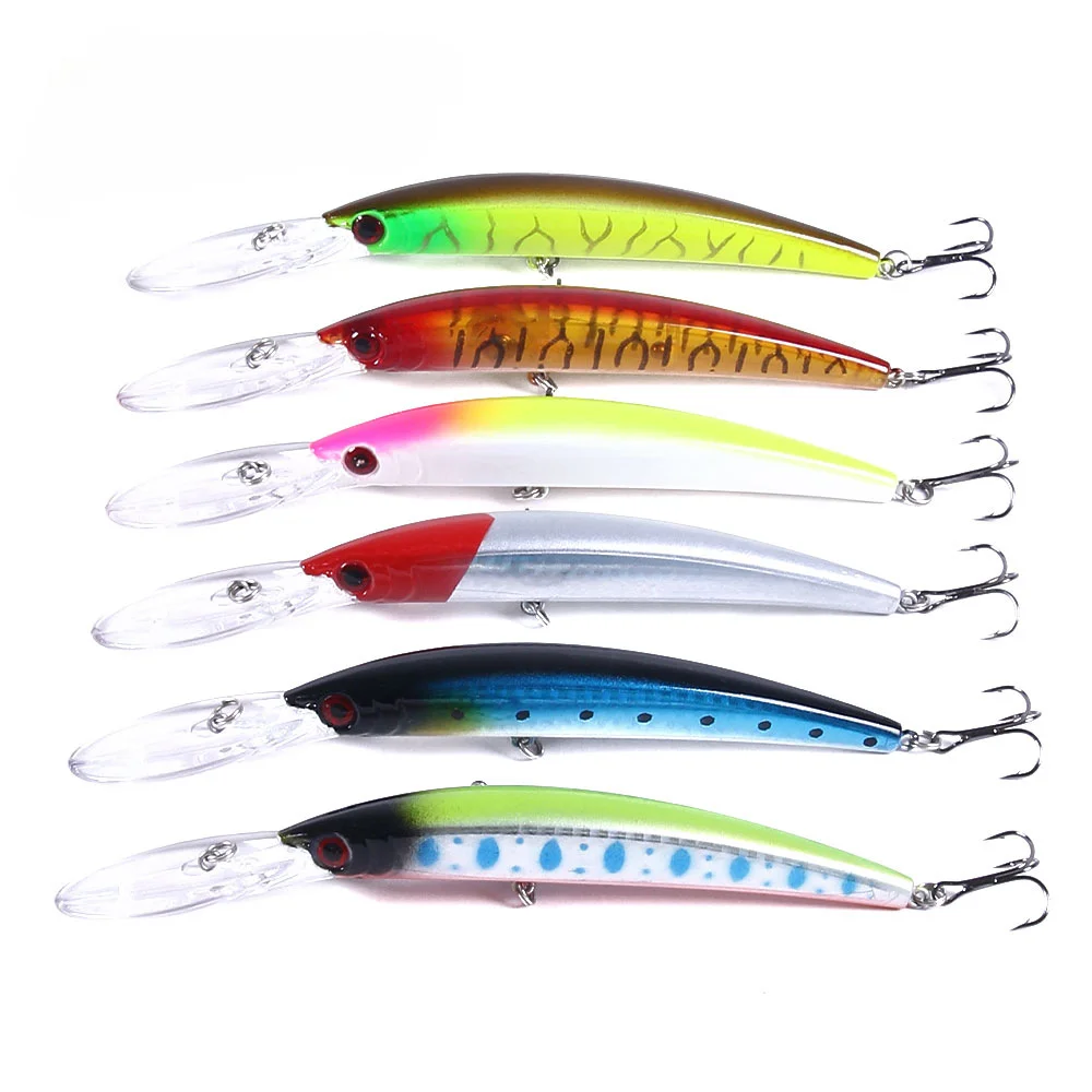 

1pcs 15cm 15g Deep Diving Jerkbait Artificial Hard Bait Fishing Wobblers Minnow Lure for Bass Pike Carp Fishing Tackle
