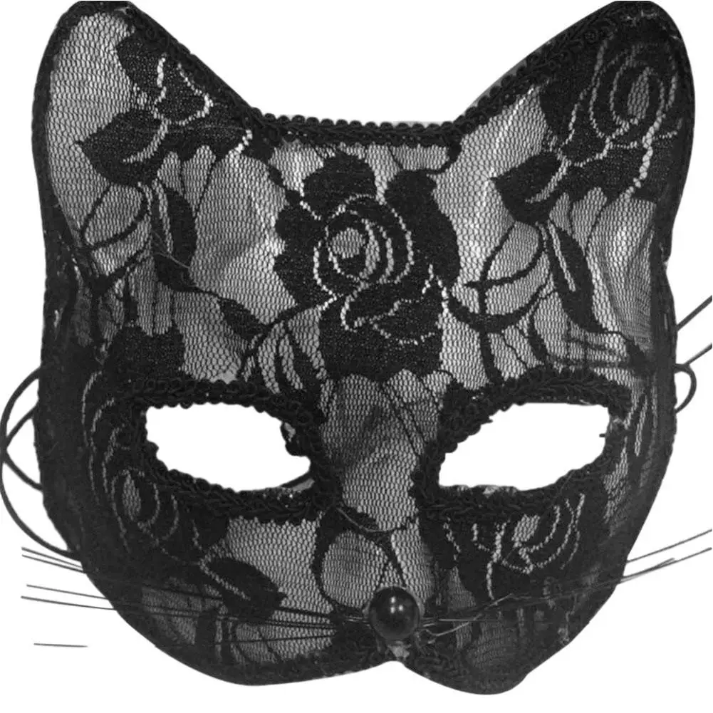

Сексуальная маска для косплея, Хэллоуин, проекция ночного клуба, реквизит для ролевых игр, эротические аксессуары, сексуальное кружевное лицо лисы, кошки, игры для взрослых, БДСМ