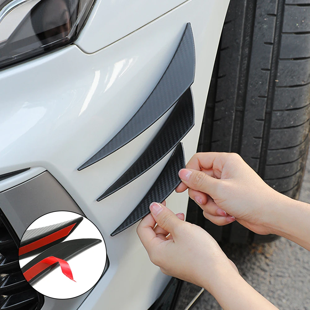 4/6 шт. универсальный передний бампер украшение для губ диффузор сплиттер