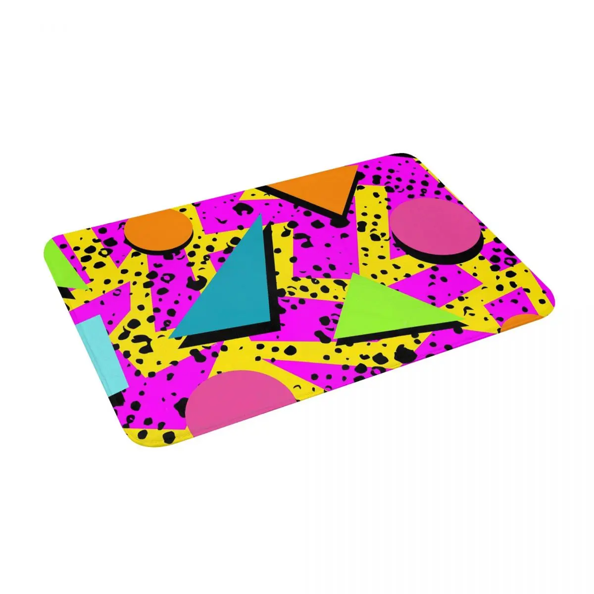 

Vintage 80s 24" X 16" Non Slip Absorbent Memory Foam Bath Mat for Home Decor/Kitchen/Entry/Indoor/Outdoor/Living Room