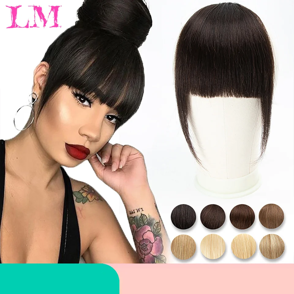 

LM Air bangs, wig, natural simulation for women, wig, top patch, seamless French 3D internet celebrity fake bangs
