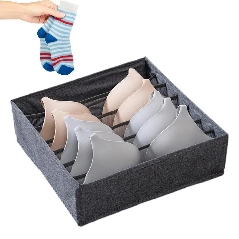 

Органайзер тканевый складной для хранения нижнего белья, органайзер для пояса, дышащий Органайзер для спальни, комод для хранения носков