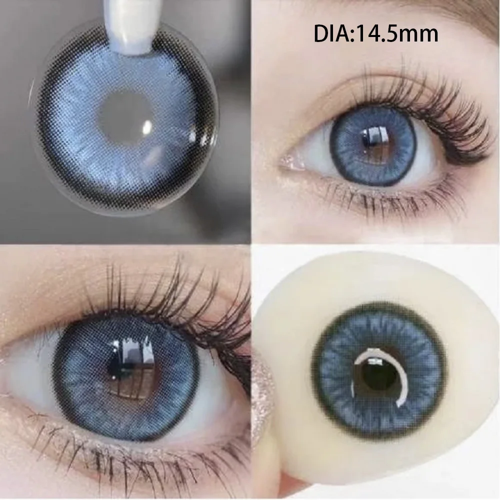 mill creek 2pcs1 pair myopia contact lenses for eyes with diopter natural big diameter color lenses eyes makeup fast shipping free global shipping