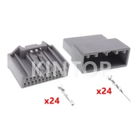 1 set 24 pins car low power small current socket mx34024pf1 mx34024sf1 automobile wiring terminal unsealed plug
