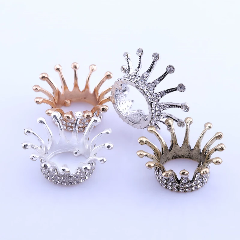 

1 шт. Ретро маникюрный держатель кисти для ручки кисть для ногтевого дизайна ручка для рисования в форме короны со стразами держатель кисти ...