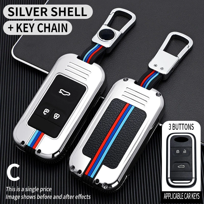 

Car Key Case For Chery Tiggo 8 7 5X 2019 2020 Smart Keyless Cover Fob Auto Protect Shell Holder Keychain Accessories Car-Styling
