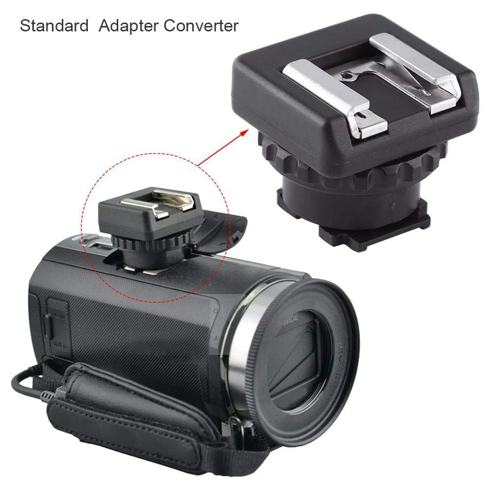 

Mini Multi Interface hot Shoe Converter DV Camcorder Portable Standard Adapter Accessories Easy Use Video For Sony Camera