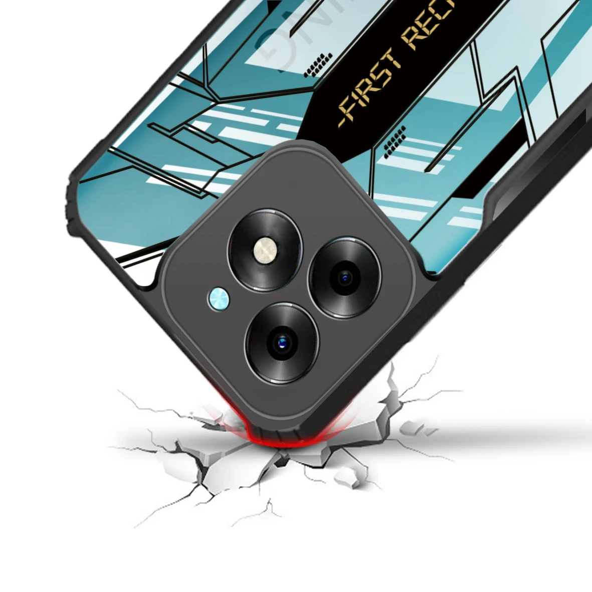 Прозрачная фотовспышка для Tecno Spark 20 Pro Plus 4G5G 10 9T 8C 7Pro 6 GO акриловый чехол с защитой