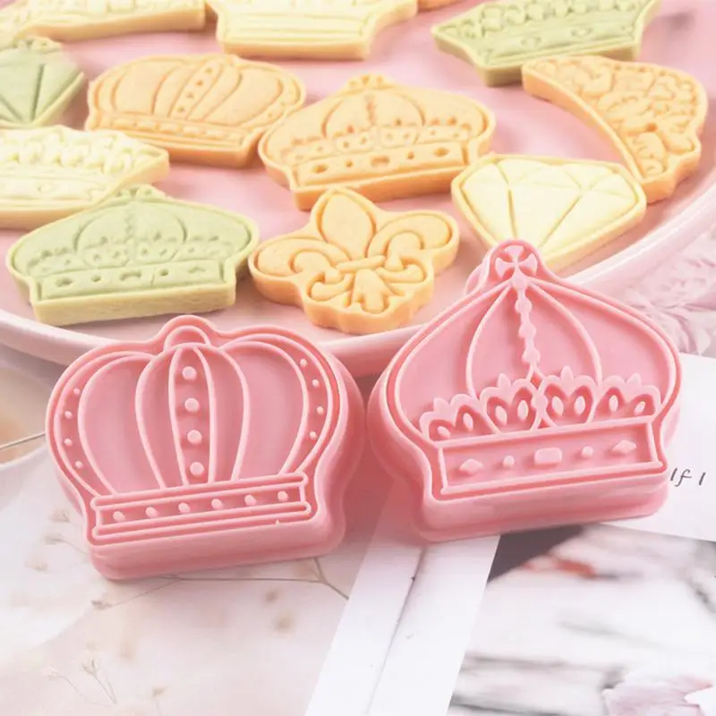 8 шт. 3d-формы для выпечки с короной